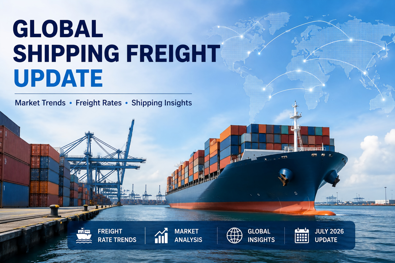 Derniers blogs de l'entreprise sur Mise à jour du fret maritime mondial : Tendances du fret maritime d'océan pour les exportations internationales d'acier en juillet 2026