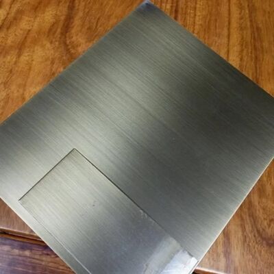 Plaque en acier inoxydable 8K 316 personnalisée GB/ASTM 600 mm